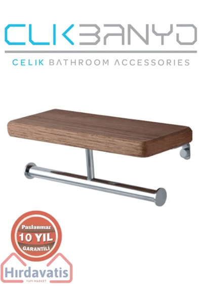 ÇELİK BANYO Paslanmaz Pirinç Selvi İkili Kağıtlık ürün görseli