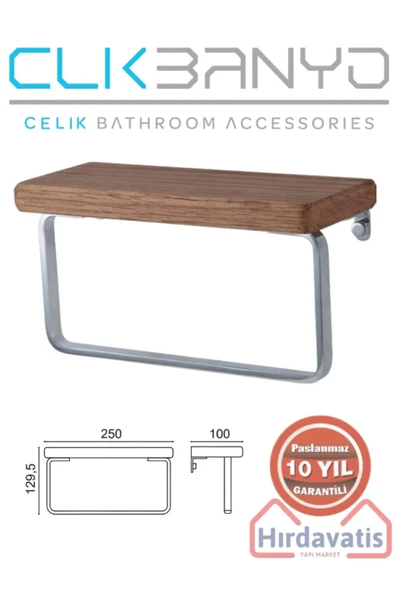 ÇELİK BANYO Paslanmaz Pirinç Selvi Havluluk ürün görseli