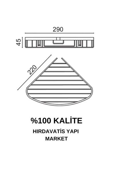 ÇELİK BANYO Paslanmaz Pirinç Zerrin Tekli  22x22cm Sabunluk Şampuanlık Ve Köşe Süngerlik - Resim 2
