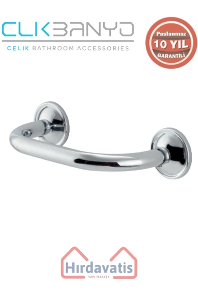 ÇELİK BANYO Paslanmaz Pirinç Bella Küvet Tutamağı 20cm ürün görseli 1