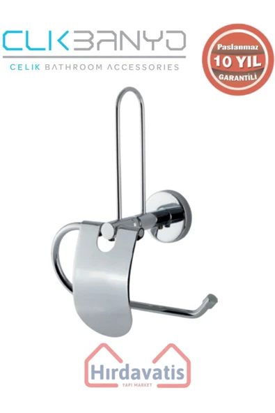 ÇELİK BANYO Paslanmaz Pirinç Dilek Yedek Kağıtlık Dar Kapak ürün görseli