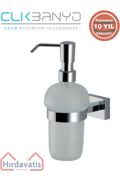 ÇELİK BANYO Paslanmaz Pirinç Kenzo Montajlı Sıvı Sabunluk ürün görseli