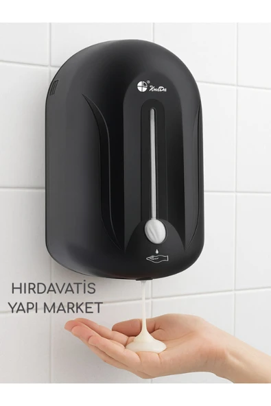 Xinda SENSÖRLÜ PİLLİ/ELEKTRİKLİ SIVI SABUN VERİCİ SİYAH ürün görseli 1