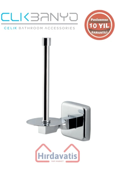 ÇELİK BANYO Paslanmaz Pirinç Kumru Yedek Kağıtlık ürün görseli 1