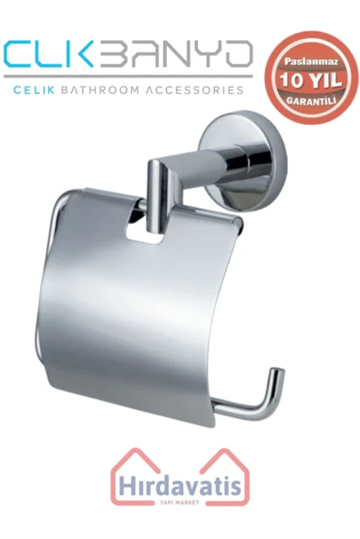 ÇELİK BANYO Paslanmaz Pirinç Flora Kağıtlık Kapaklı ürün görseli