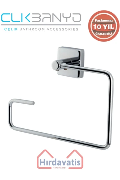 ÇELİK BANYO Paslanmaz Pirinç Vizyon Kare Havluluk ürün görseli