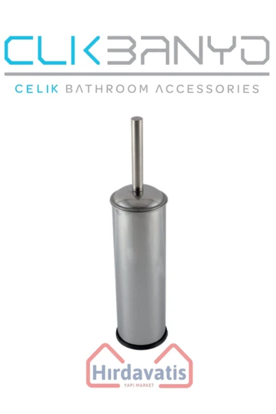 ÇELİK BANYO Eko Klozet Fırçası Bombe Kapak 430 Kalite Paslanmaz ürün görseli