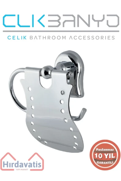 ÇELİK BANYO Paslanmaz Pirinç Lale Delikli Kapaklı Kağıtlık ürün görseli