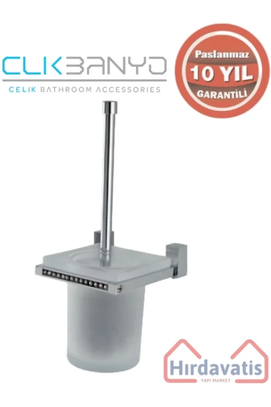 ÇELİK BANYO Paslanmaz Pirinç Swwor Montajlı Klozet Fırçası ürün görseli