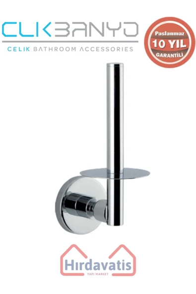 ÇELİK BANYO Paslanmaz Pirinç Flora Yedek Kağıtlık - Resim 3