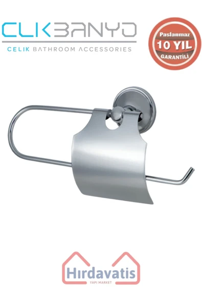 ÇELİK BANYO Paslanmaz Pirinç Bella Jule Kapaklı Kağıtlık ürün görseli