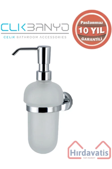 ÇELİK BANYO Paslanmaz Pirinç Eser Montajlı Sıvı Sabunluk ürün görseli