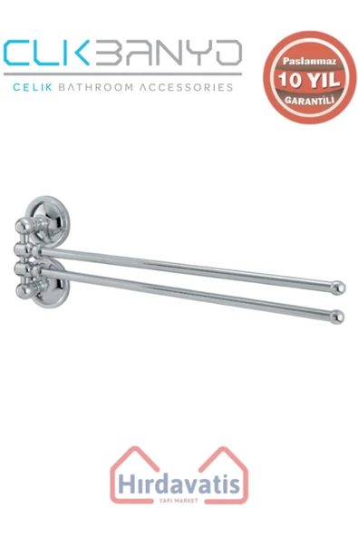 ÇELİK BANYO Paslanmaz Pirinç Bella Buse 2’li Havluluk ürün görseli