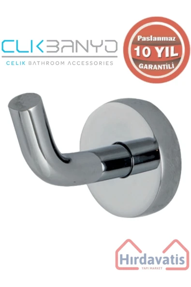 ÇELİK BANYO Paslanmaz Pirinç Eser Tekli Askılık ürün görseli