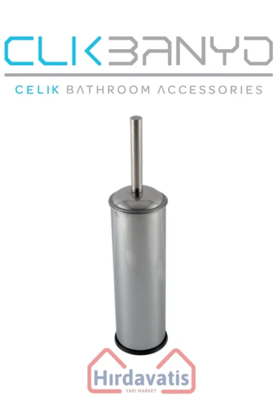 ÇELİK BANYO Eko Klozet Fırçası Bombe Kapak 430 Kalite Paslanmaz - Resim 3
