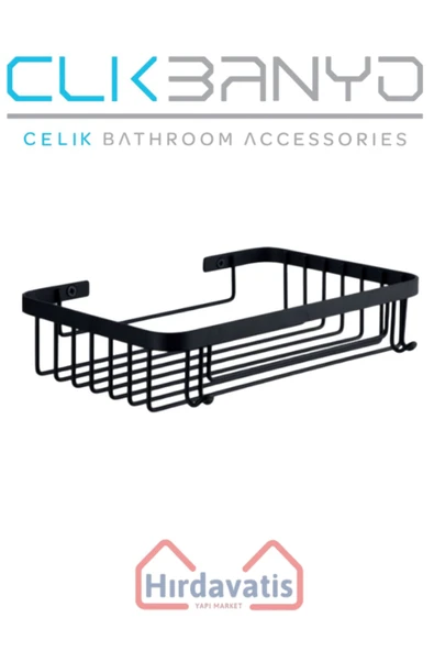 ÇELİK BANYO Tekli Metal Taci 23x15 Sabunluk Şampuanlık Ve Köşe Süngerlik - Resim 3