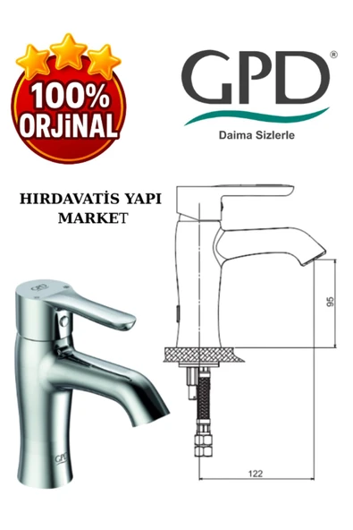 GPD Felis MLB75 Lavabo Bataryası - 3