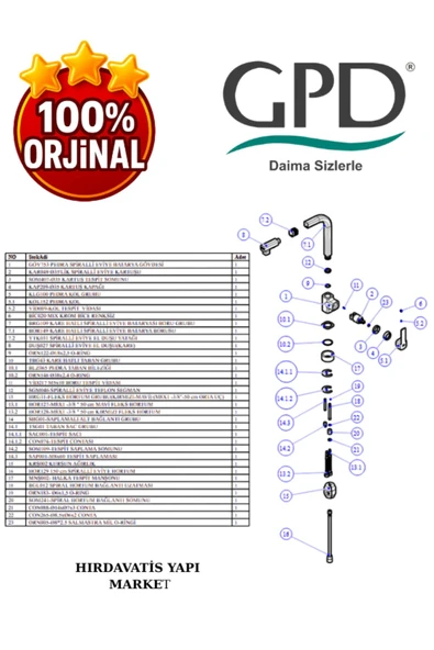 GPD Pedra MES160 Spiralli Eviye Bataryası - 5