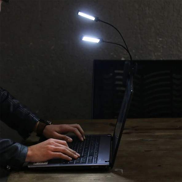 Mandallı Kitap Okuma ve Masa Lambası TH-014 - 2