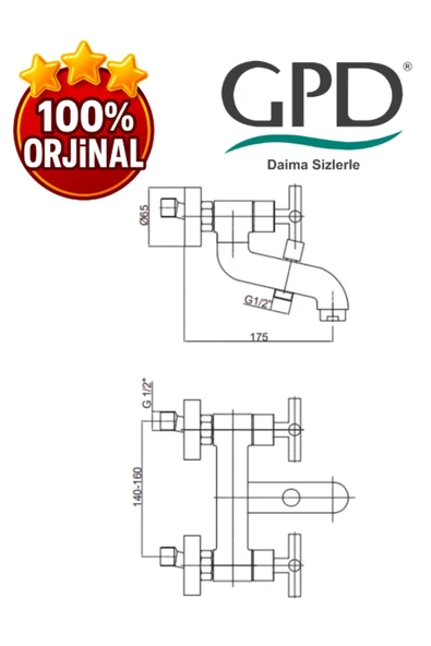 GPD Nino BNB05 Banyo Bataryası - 2