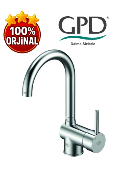 GPD MTL70 Espina Tek Gövde Krom Lavabo Bataryası