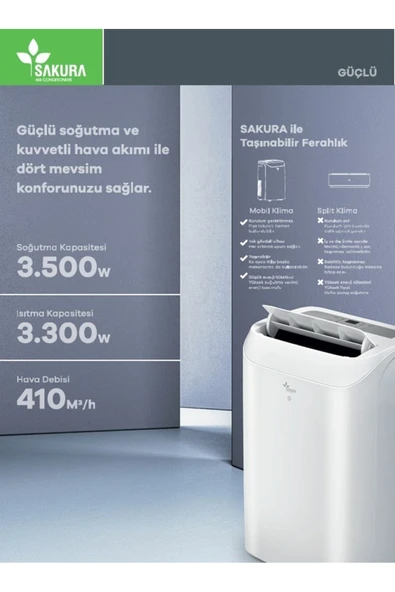 Sakura Mobil Tipi Split Klima - Resim 2