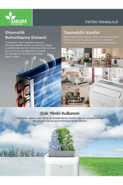 Sakura Mobil Tipi Split Klima - Resim 4