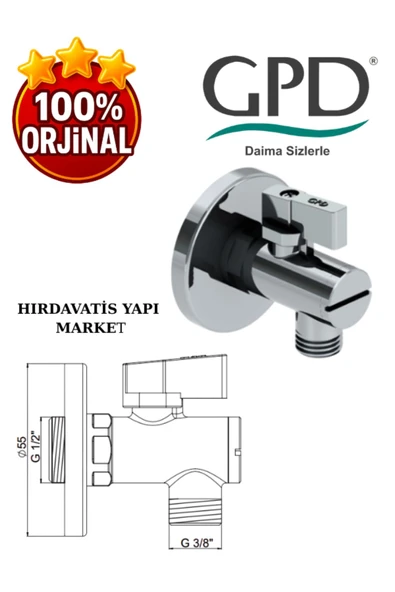 GPD FKM01 Filtreli Ara Musluk - 3