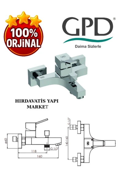 GPD Tulio MBB135 Banyo Bataryası - 3