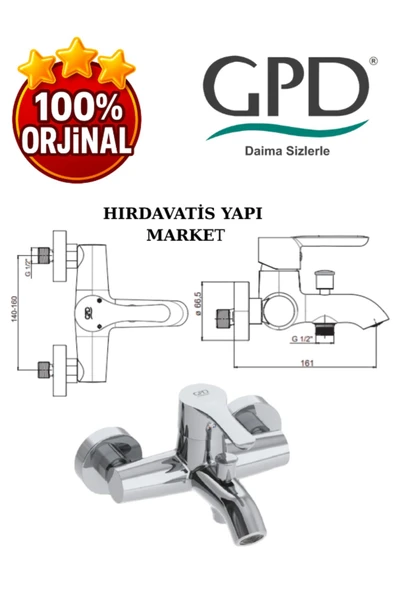 GPD Felis MBB75 Banyo Bataryası - 3