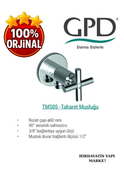 GPD Nino TMS05 Taharet Musluğu - 9