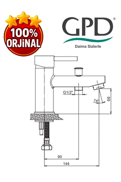 GPD Espina MTK70 Tek Gövde Küvet Bataryası - 2