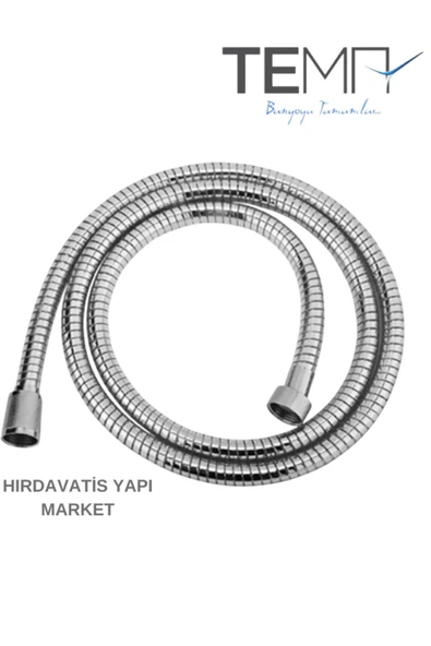 HIRDAVATİS YAPI MARKET Tema Duş Spiral Hortumu ( 150-190cm) Krom - 6