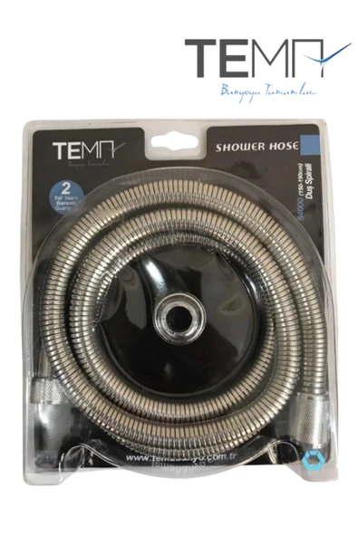 HIRDAVATİS YAPI MARKET Tema Duş Spiral Hortumu ( 150-190cm) Krom - 2
