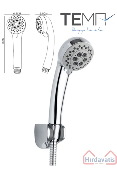 Tema Econ Askılı Duş Seti 3 Fonksiyonlu - 4