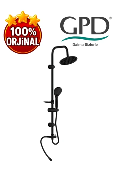 GPD DST19-2-S Yönlendiricili Duş Seti (3 Fonksiyonlu El Duşu + Ø200) - 6