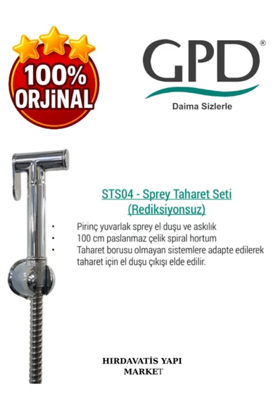 GPD STS04 Sprey Taharet Seti (Redüksiyonsuz) - 4