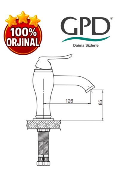 GPD Tauro MLB150-A Lavabo Bataryası - 2