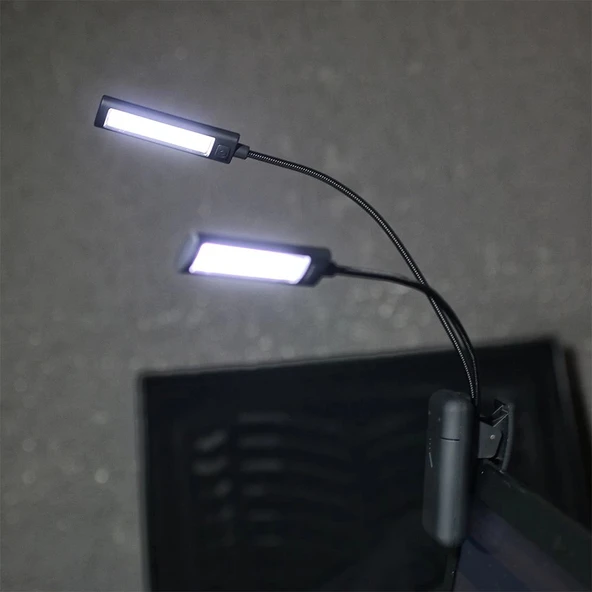 Mandallı Kitap Okuma ve Masa Lambası TH-014 - 4