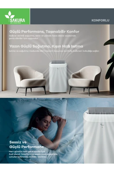 Sakura Mobil Tipi Split Klima - Resim 3