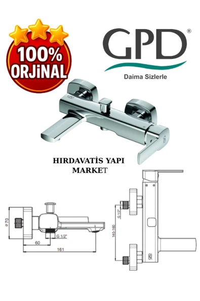 GPD Pedra MBB160 Banyo Bataryası - 3