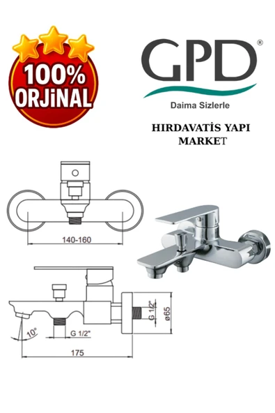 GPD Provido MBB155 Banyo Bataryası - 3