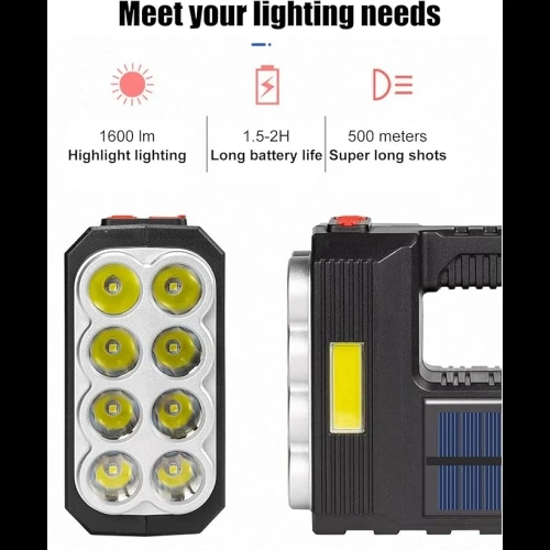 Güneş Enerjili Kamp Av Feneri - 3