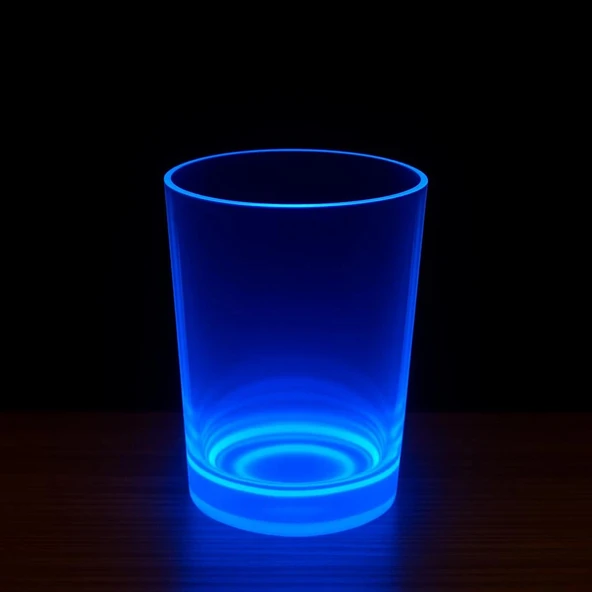 PartyGlow Neon Mavi Bardak 8.5 x 10.5 cm