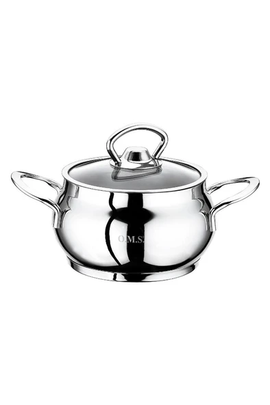 Küre Çelik Mini Tencere 14x9 Cm 1.40 lt. ürün görseli