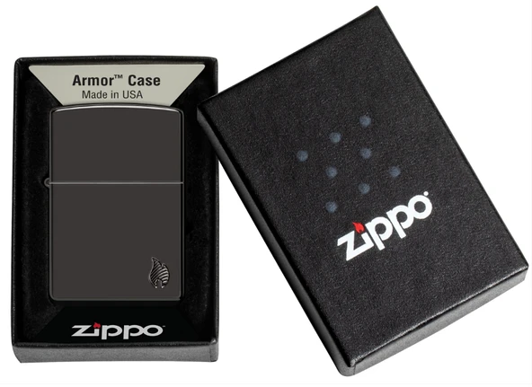 Zippo Armor® Series Flame Ebony Dizayn Çakmak - Resim 5