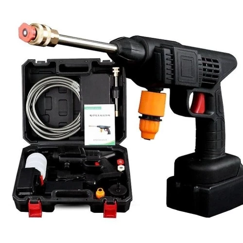 48V Şarjlı Çift Bataryalı Taşınabilir Basınçlı Oto Yıkama Bahçe Sulama Tabancası - 2