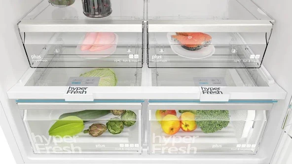 Siemens KD86NAWE1N Buzdolabı No Frost Üstten Donduruculu Beyaz - Resim 6