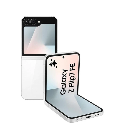 Samsung Galaxy Z Flip 7 FE 256 GB (Samsung Türkiye Garantili) Beyaz 256 GB - 1
