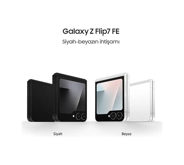 Samsung Galaxy Z Flip 7 FE 256 GB (Samsung Türkiye Garantili) Siyah 256 GB - 4